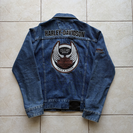 Harley Davidson 105. Yil Denim Ceket