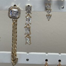 Baget gold 3lü küpe