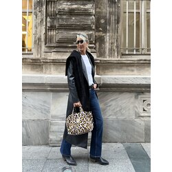 Kanvas Leopar Tote 