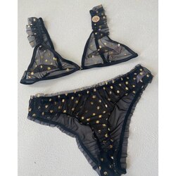 Yaldızlı Klipli Bralet takım 