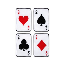 Oyun Kart Bardak Altlık (4’lü Set)