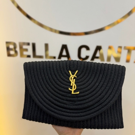 YSL hasır portföy çanta