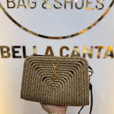 YSL hasır portföy çanta