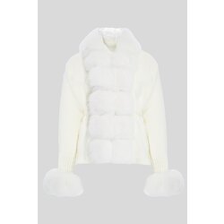 Original Fur Cardigan Ecru