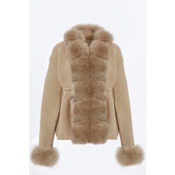 Original Fur Cardigan Vizon