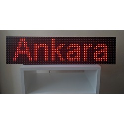 Kırmızı Renk Led Tabela