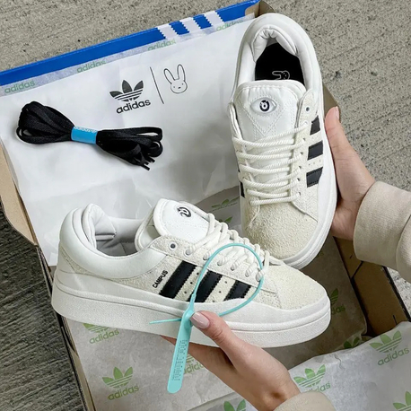 Adidas  x Bad Bunny Campus White Black
