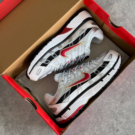 Nike P-6000 White Gold Red
