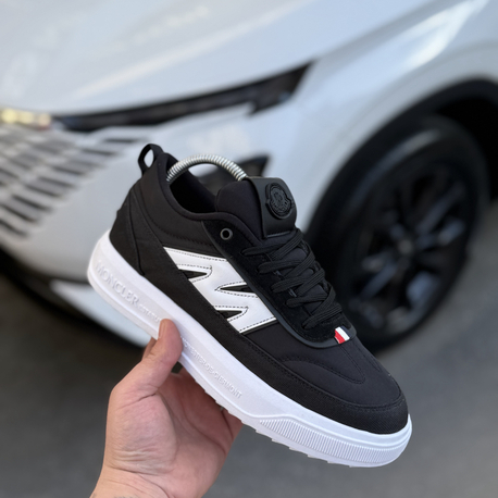 Siyah beyaz ithal sneaker 
