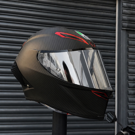 AGV PİSTA GP RR MATT CARBON SİLVER