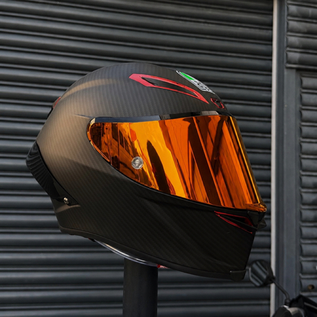 AGV PİSTA GP RR MATT CARBON ORANGE