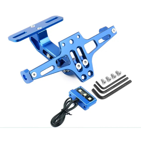  KISA PLAKALIK ÜNİVERSAL CNC ALİMİNYUM MAVİ