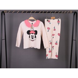 Zara - Kız Çocuk Taytlı Takım - Mickey Mouse Baskılı