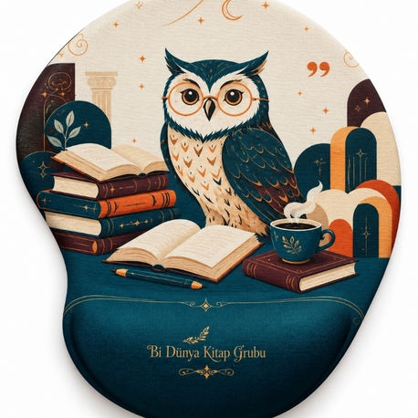 Yeşil Baykuş Mouse Pad