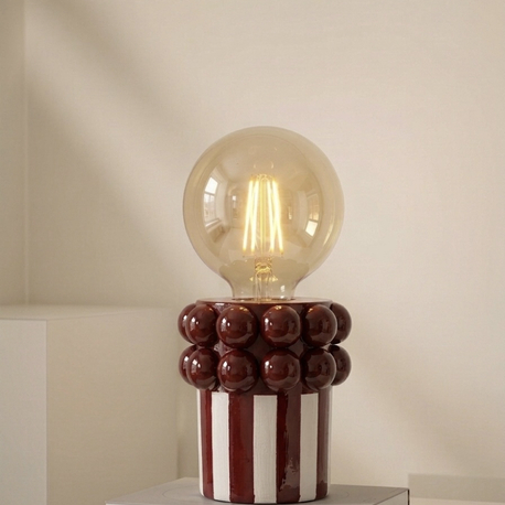 Bonbon Lumi Abajur (Bordo)
