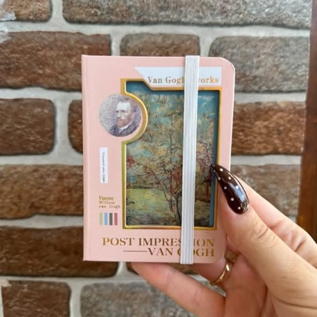 3 boyutlu Van Gogh mini defter