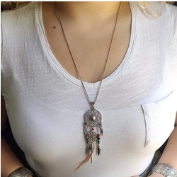 Dream catcher uzun kolye