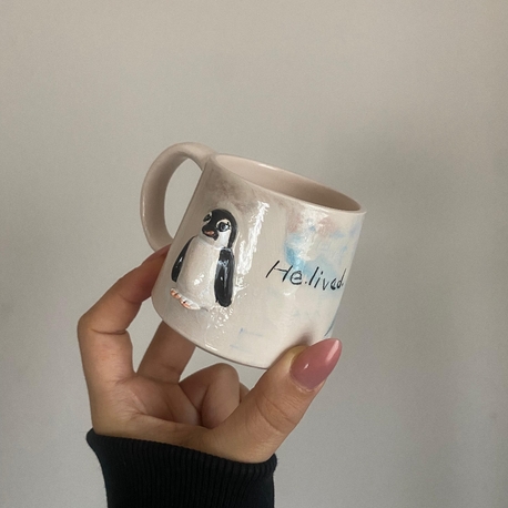 Nihilist Penguenli Fincan 