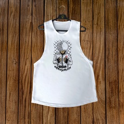 Khabib Nurmagomedov Baskılı Sporcu Tank-Top Atlet | Bisiklet Yaka Kolsuz Tişört