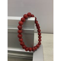 Kırmızı Mercan Taşı Bileklik