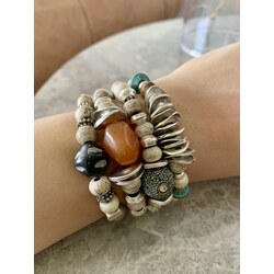 Himalaya Bone Bead Based Mala Bracelets