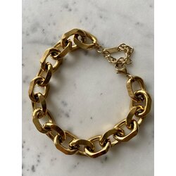 BiniBeca matt brass chain bracelet