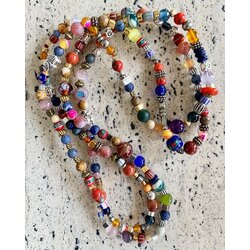 Long Medley necklace / all beads