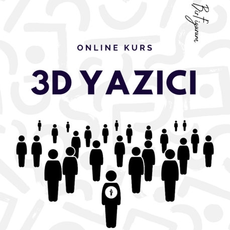 3D YAZICI KURSU - ( Online 2 SAAT  )