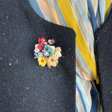 Mini Buket Broşlar 