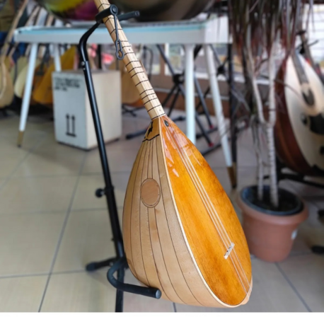 Özel Seri Kelebek Tekne Profesyonel Kısa Sap Bağlama (soft kılıf, yedek tel, mızrap hediye)