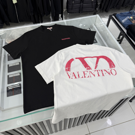 VALENTINO SIRT BASKILI PREMİUM TİŞÖRT(BEYAZ)