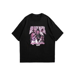 Lil Uzi Vert Street Wear Design Oversize Black T-shirt