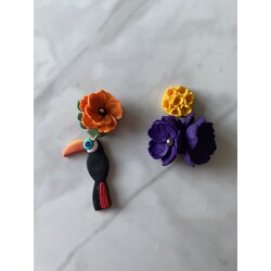Toucan ve Frida Küpe