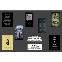 9'lu Sherlock Sticker Paketi