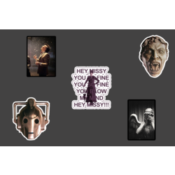 5'li Doctor Who Sticker Paketi