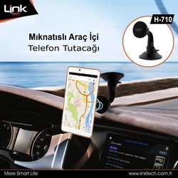 Link-Tech H710 Vantuzlu Araç içi Telefon Tutucu