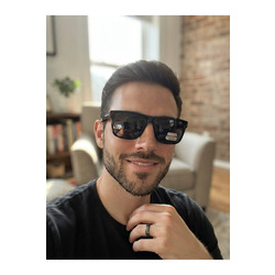 Serla Siyah Polarize Güneş Gözlüğü Wayfarer Model Siyah Cam Renkli