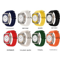 Apple Watch 42/44/45 Mmİçin Silindirik Kordon