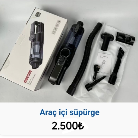 Araç içi Süpürge hortumu yüksek çekim
