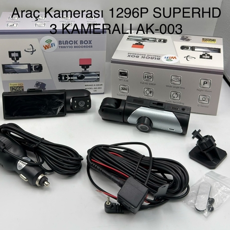 3.lu araç kamerası 1296P süper HD