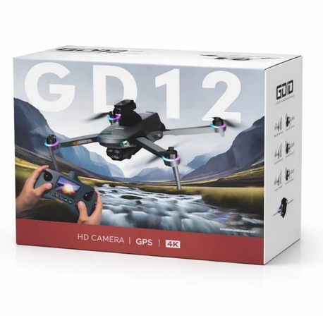 GD12 Drone 4K Kamera GPS Katlanabilir Akıllı Drone