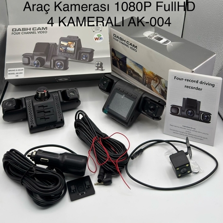 4.lu araç kamerası 1080P Full HD 