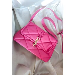 Pembe ysl çanta 