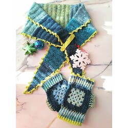 boyunluk ve eldiven set