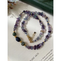 Bilge Kolye(Florit,Turkuaz,lapis)