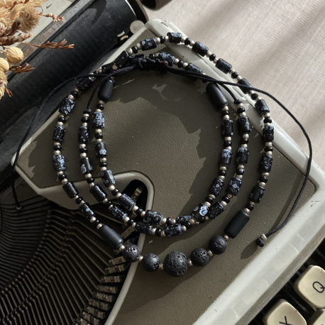 Lemi (Oniks) Unisex Kolye