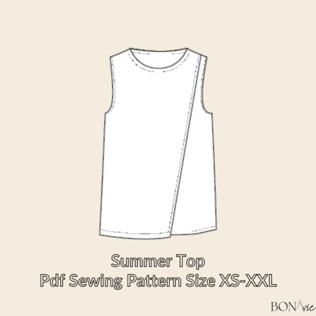 Summer Top | PDF Sewing Pattern (XS-XXL)