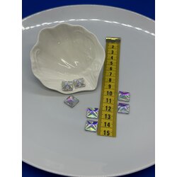 2 - 12mm DİKME KARE CAM TAŞ