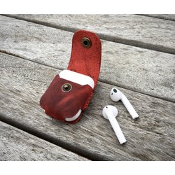 Airpods El Yapımı Deri Kılıf