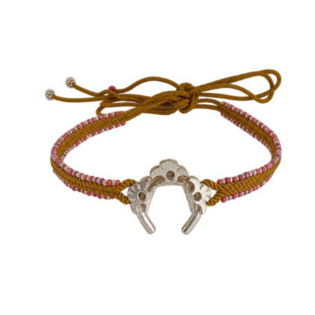Brambuta Okheia Choker Camel - Gümüş